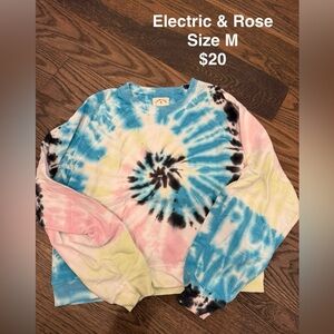 Electric & Rose Multicolor Tie-Dye Top